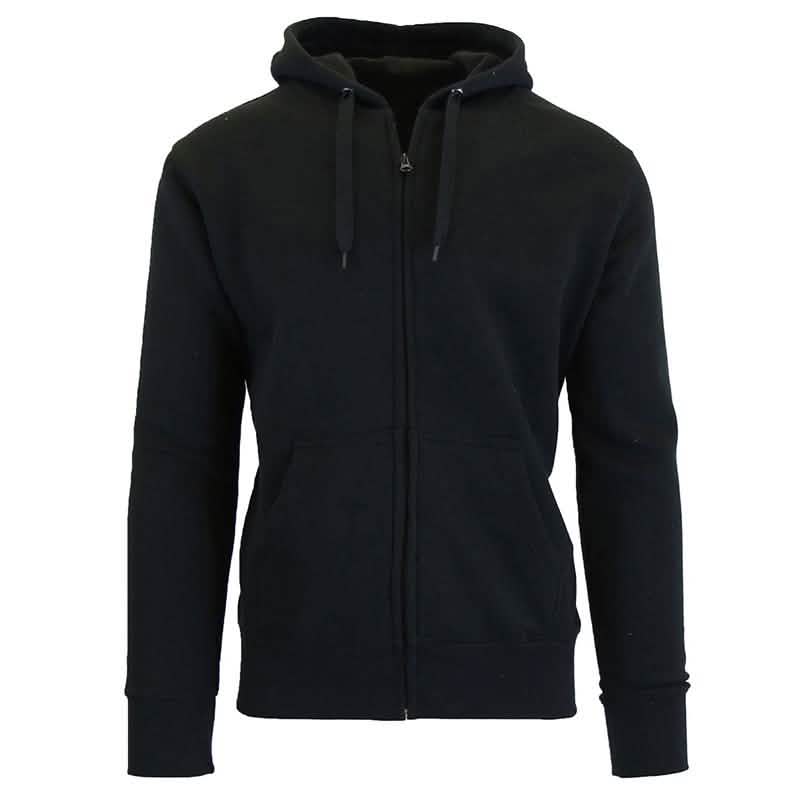 Men's Fleece-Lined Zip Sweater Hoodie DailySale