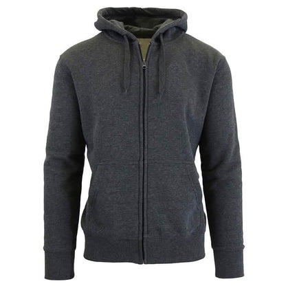 Men's Fleece-Lined Zip Sweater Hoodie DailySale