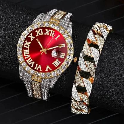 Men's Gypsophila Large Dial Waterproof Quartz Watch DailySale