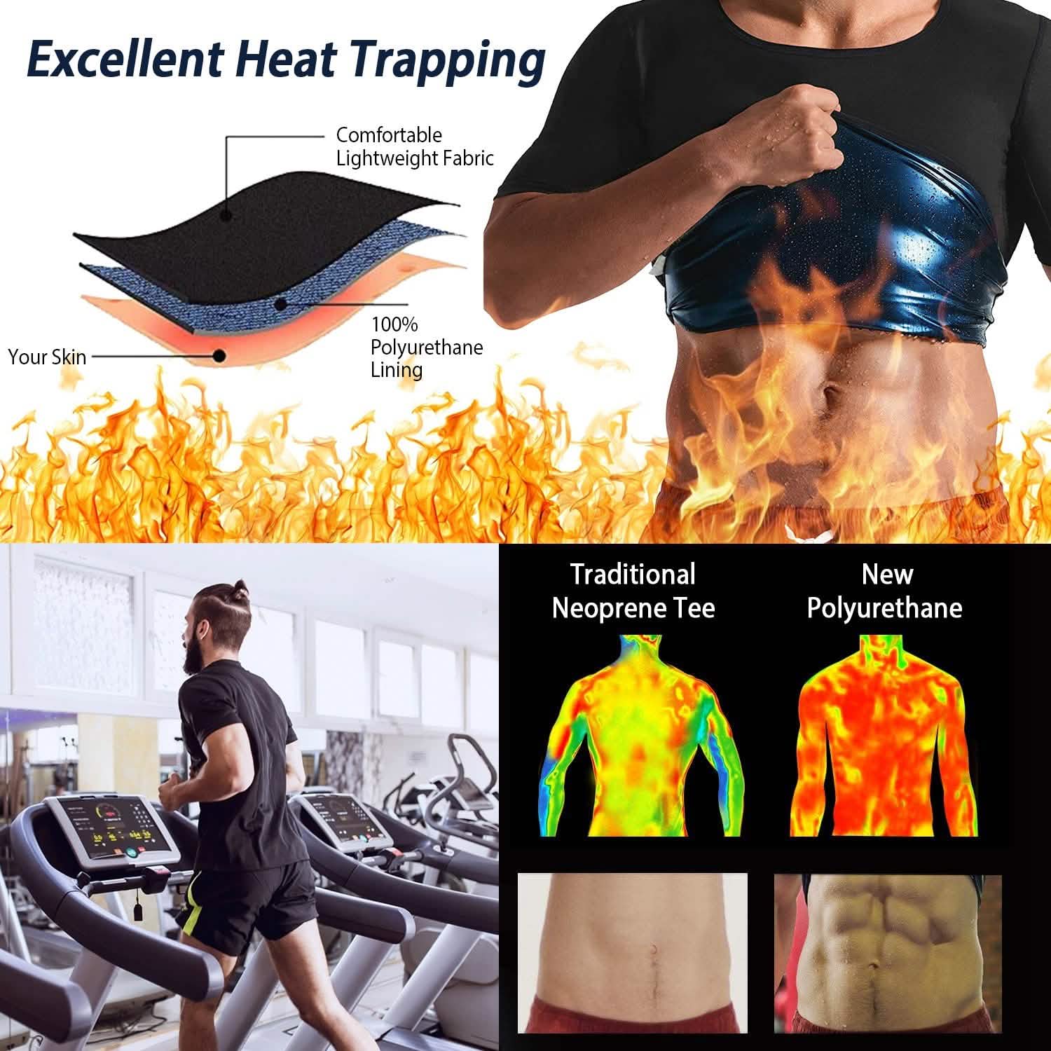 Men's Heat Trapping Body Shaper Shirt DailySale