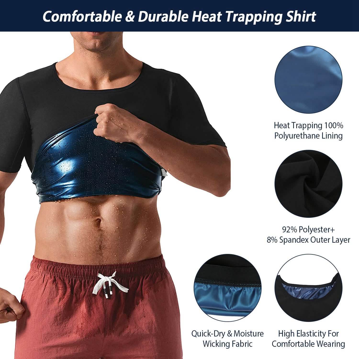 Men's Heat Trapping Body Shaper Shirt DailySale
