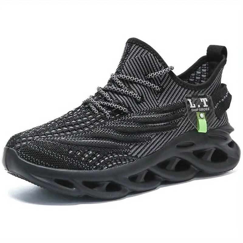 Men's Knit Breathable Lace Up Running Shoes DailySale