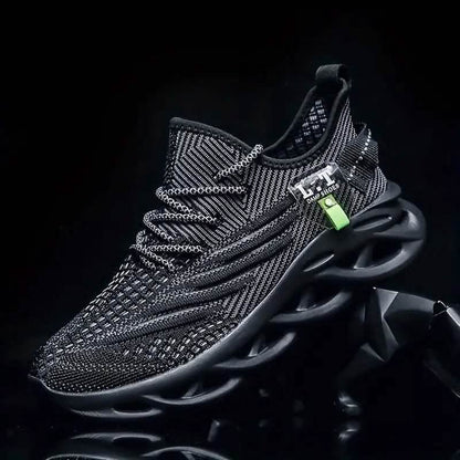 Men's Knit Breathable Lace Up Running Shoes DailySale