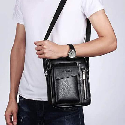 Men's Leather Handbag Small Crossbody Shoulder Bags DailySale