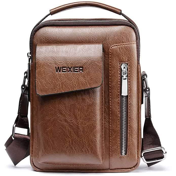 Men's Leather Handbag Small Crossbody Shoulder Bags DailySale