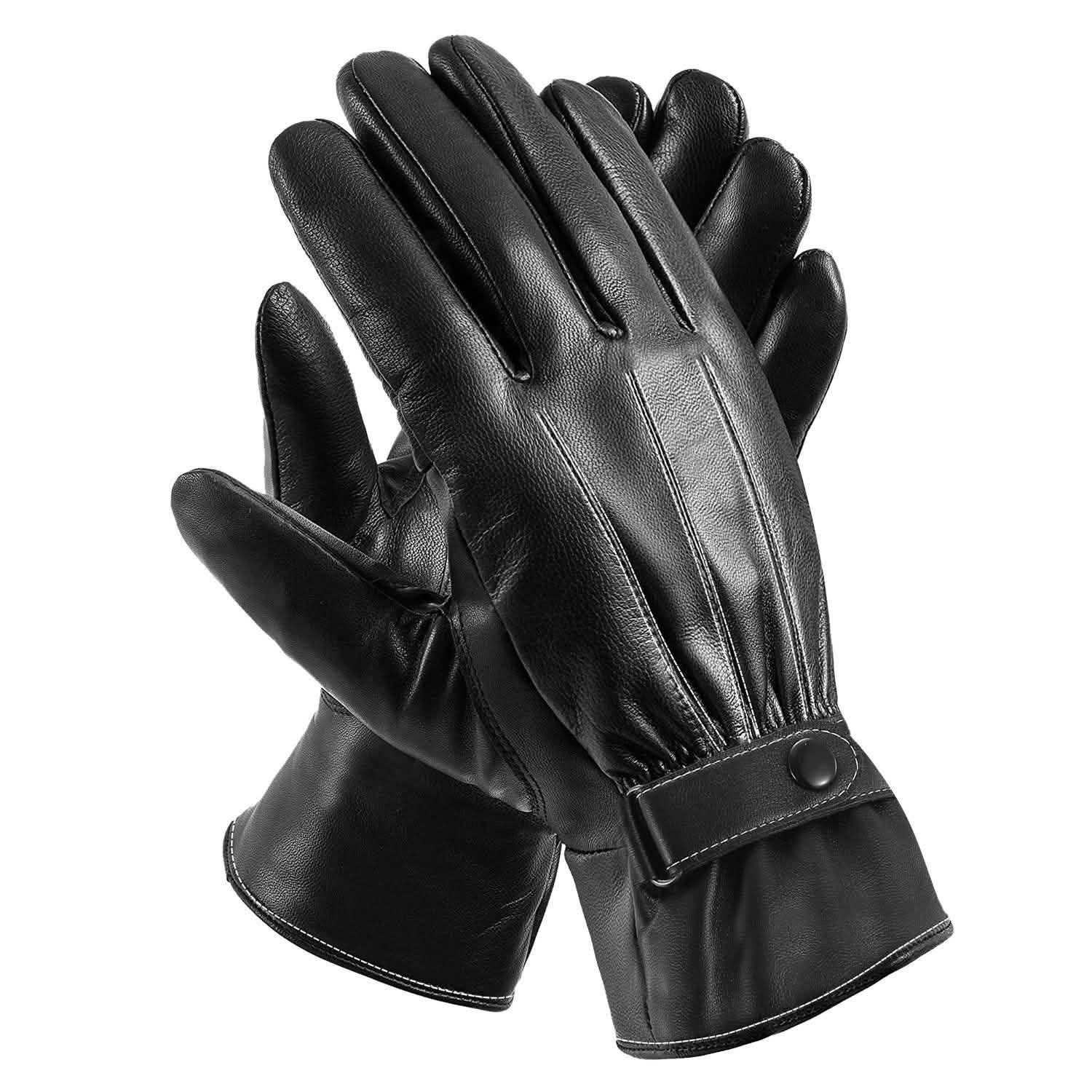 Men's Leather Winter Gloves Touchscreen DailySale