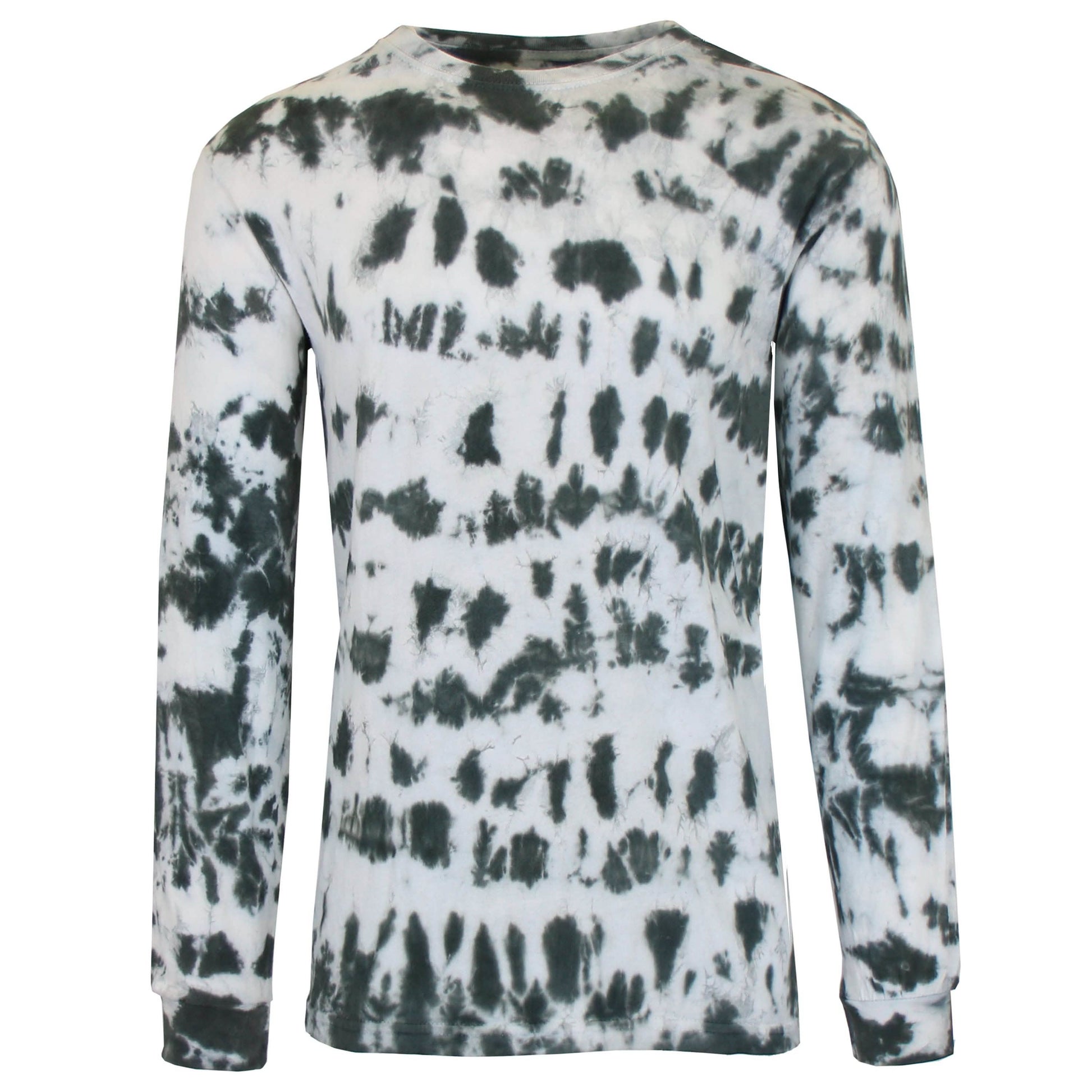Men's Long Sleeve Tie-Dye Cotton Tee DailySale