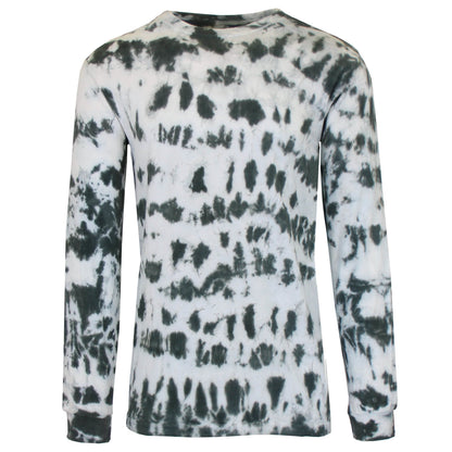 Men's Long Sleeve Tie-Dye Cotton Tee DailySale