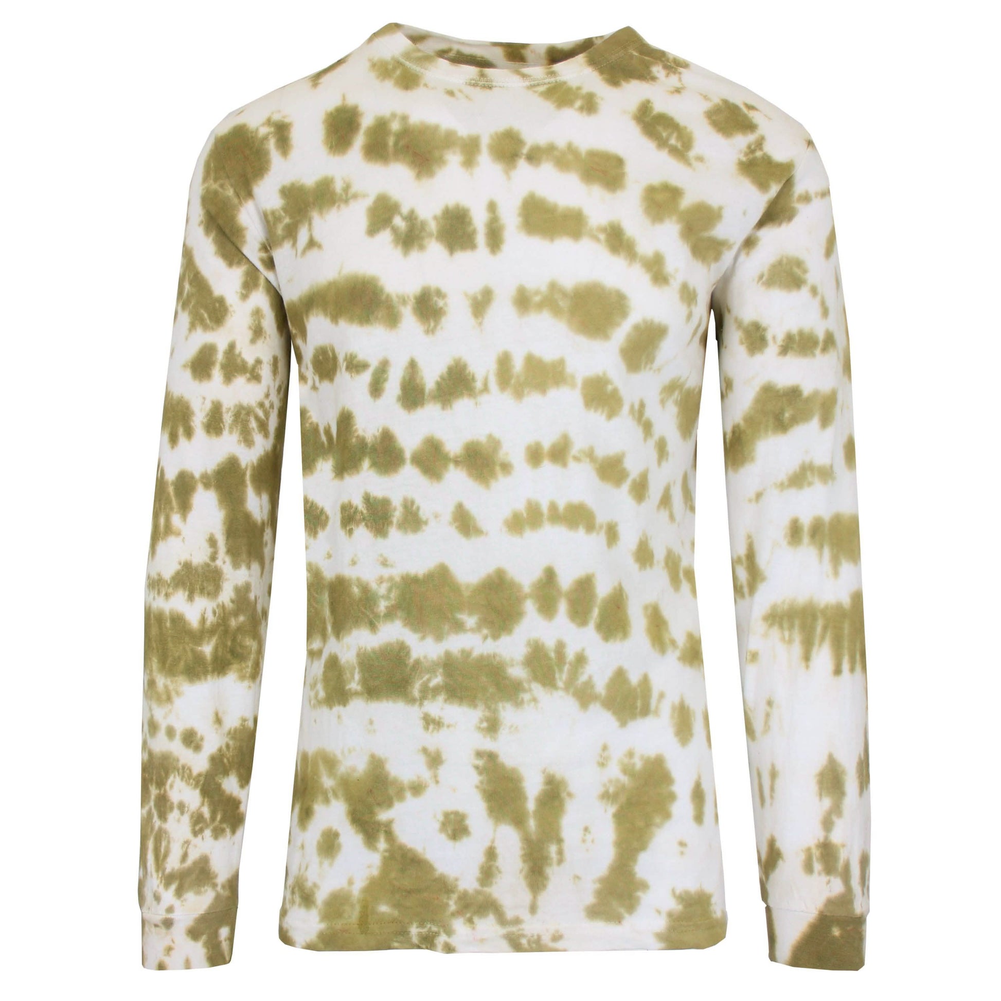 Men's Long Sleeve Tie-Dye Cotton Tee DailySale