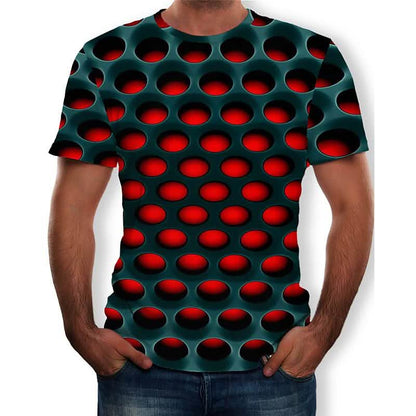 Men's Optical Illusion Plus Size Shirt DailySale