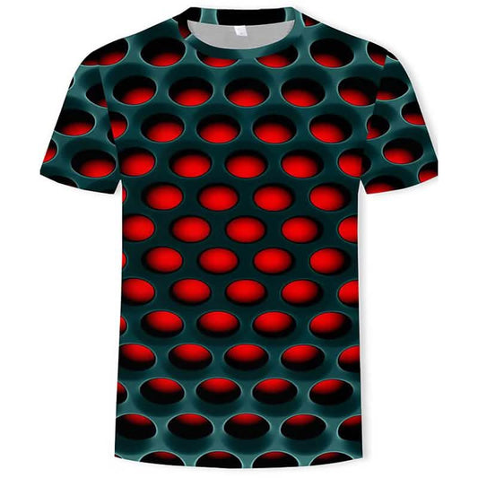 Men's Optical Illusion Plus Size Shirt DailySale