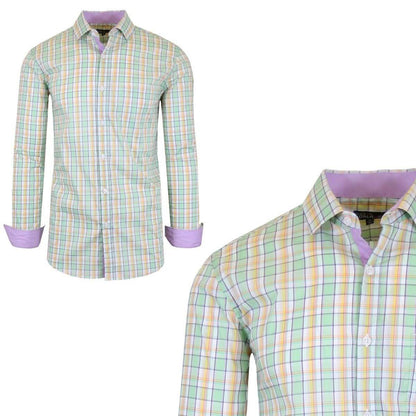 Men’s Quick Dry Slim Fit Stretch Dress Shirts DailySale