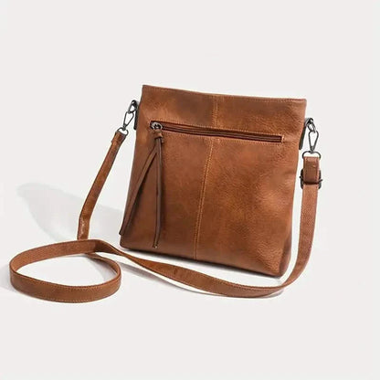 Men's Retro PU Leather Shoulder Bag, Simple Fashion Crossbody Casual Bag with Adjustable Strap DailySale