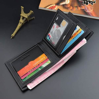 Men's RFID Genuine Leather Slim Trifold Wallet DailySale