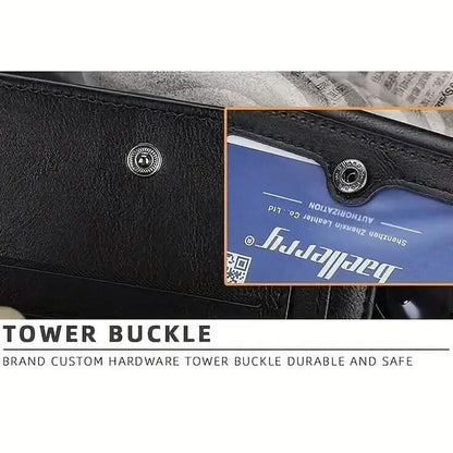 Men's Short Multi-Card Slots Tri-Fold Zipper Coin Pocket Wallet DailySale
