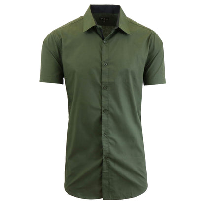 Mens Short Sleeve Dress Shirt DailySale