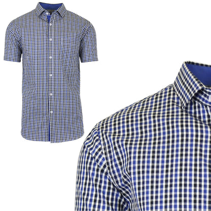 Men's Short Sleeve Slim-Fit Casual Dress Shirts DailySale