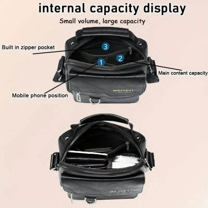 Men's Shoulder Vintage Business Casual Satchel Bag DailySale