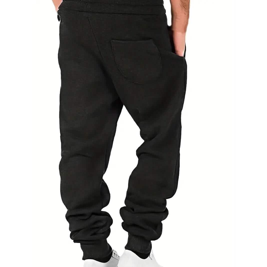 Men's Slim Fit Casual Trousers Drawstring Waist Sweatpants DailySale