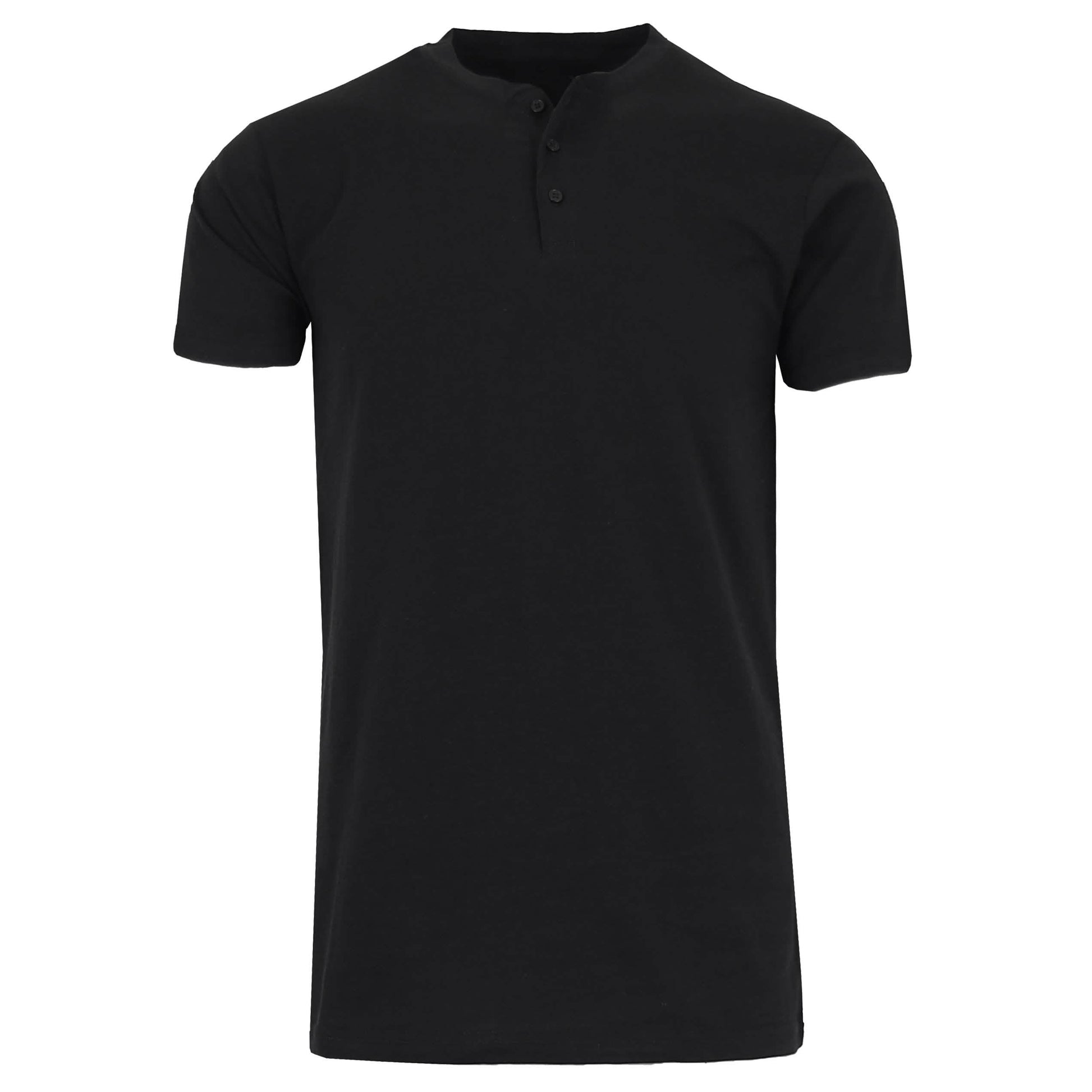Men's Slim Fitting Short Sleeve Henley Slub Tee DailySale