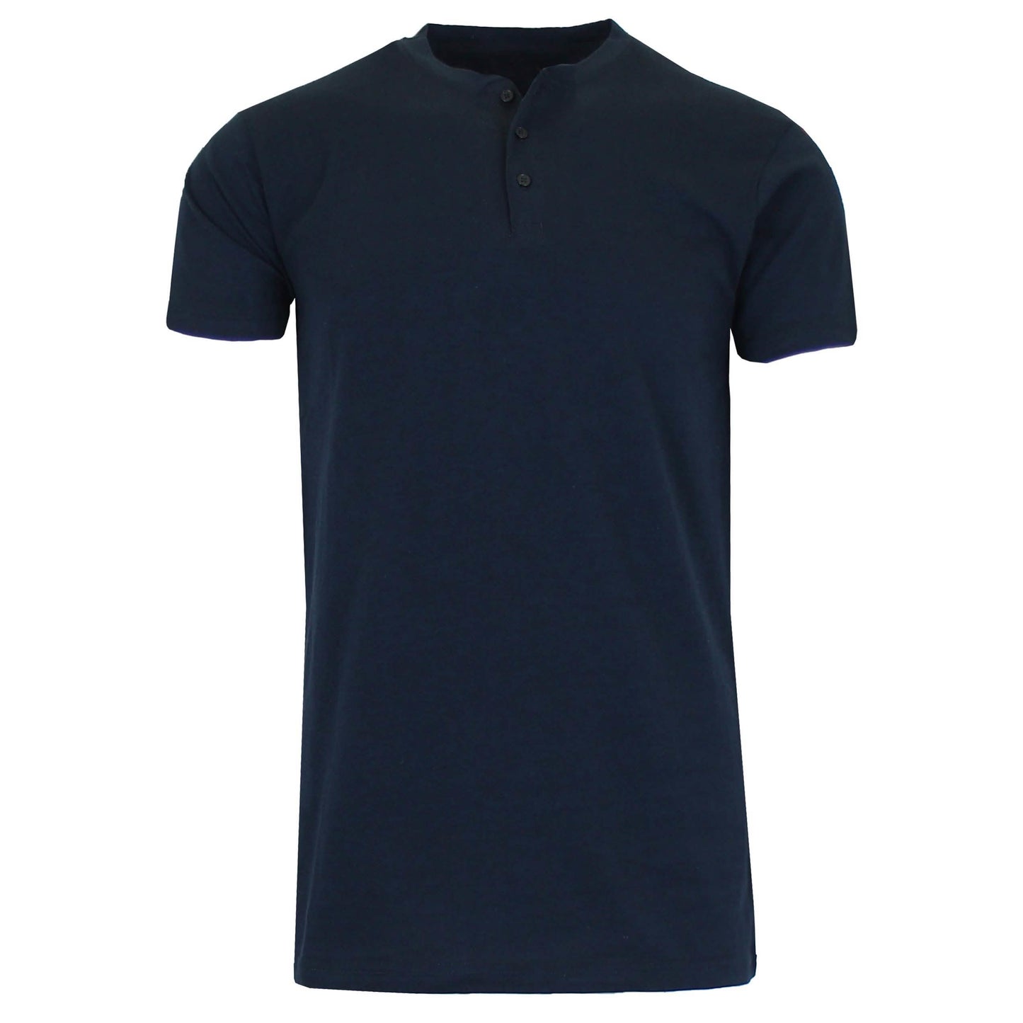 Men's Slim Fitting Short Sleeve Henley Slub Tee DailySale