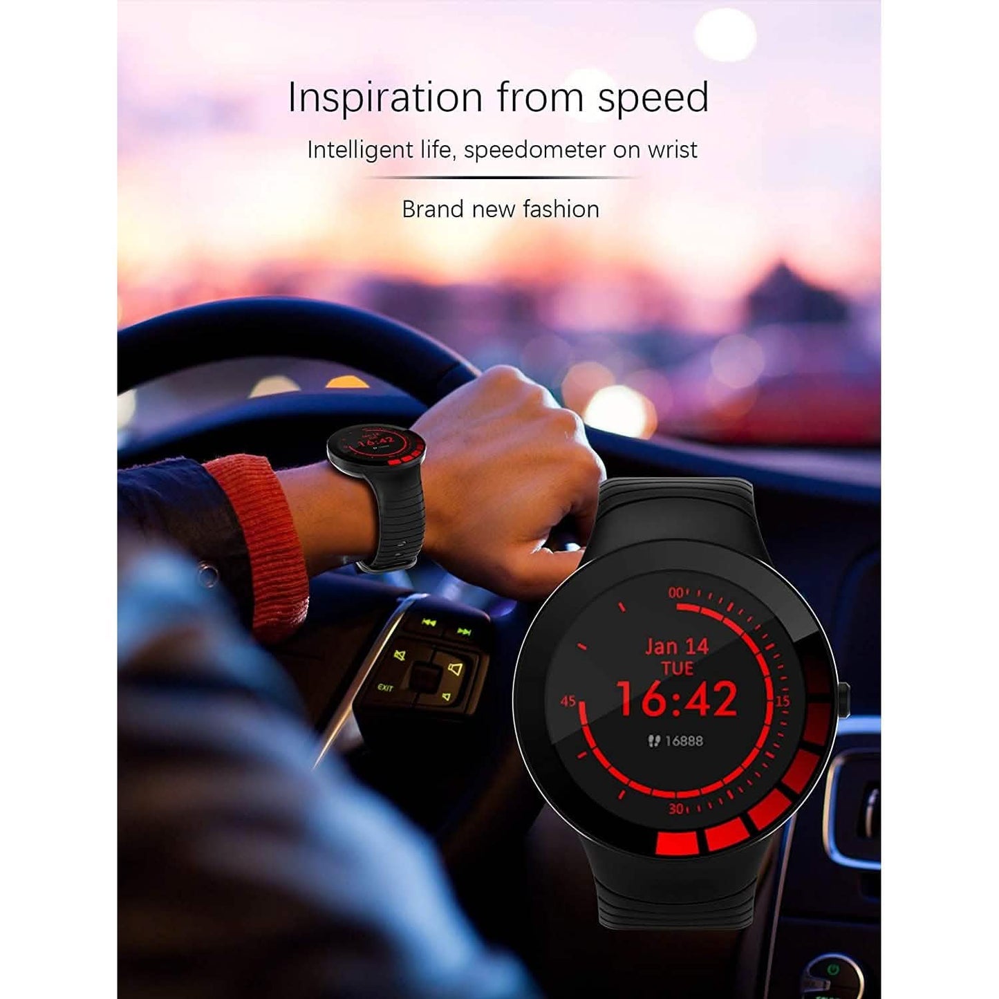 Men's Smart Watch Fitness Trackers with Heart Rate Monitor DailySale