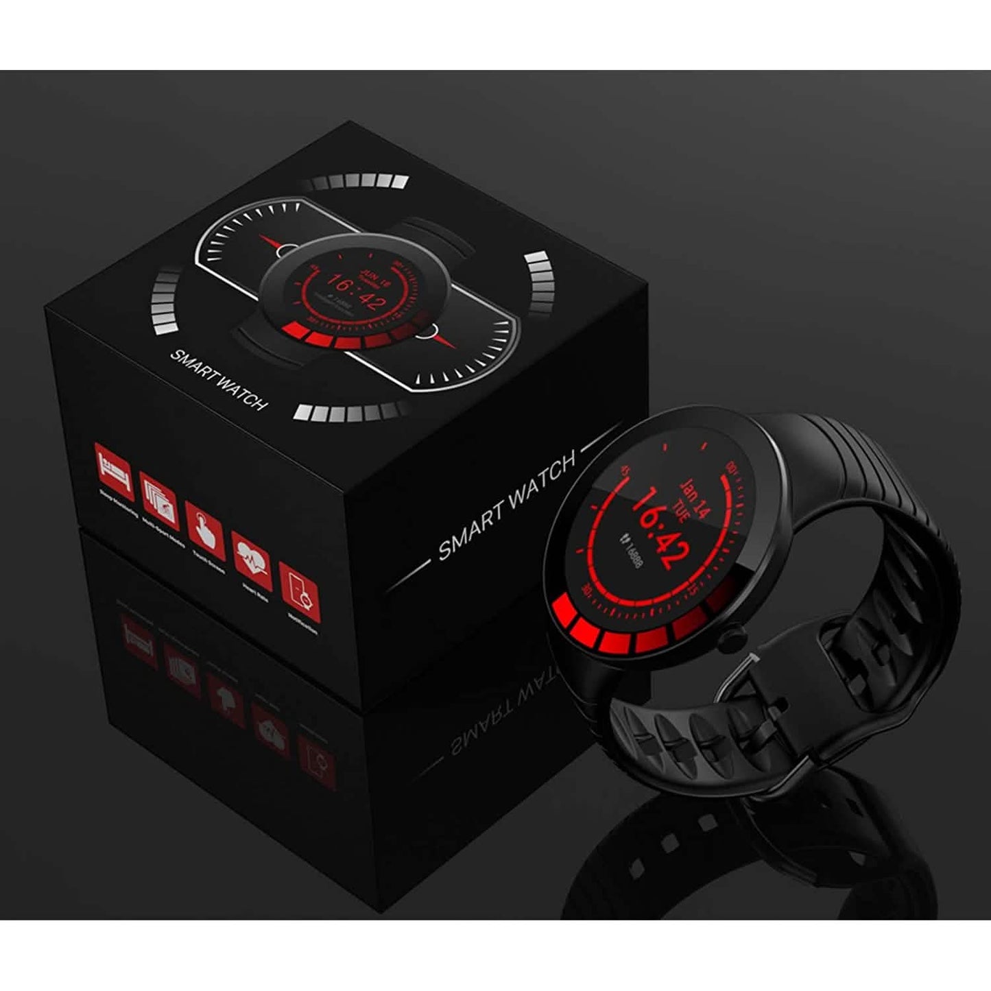 Men's Smart Watch Fitness Trackers with Heart Rate Monitor DailySale