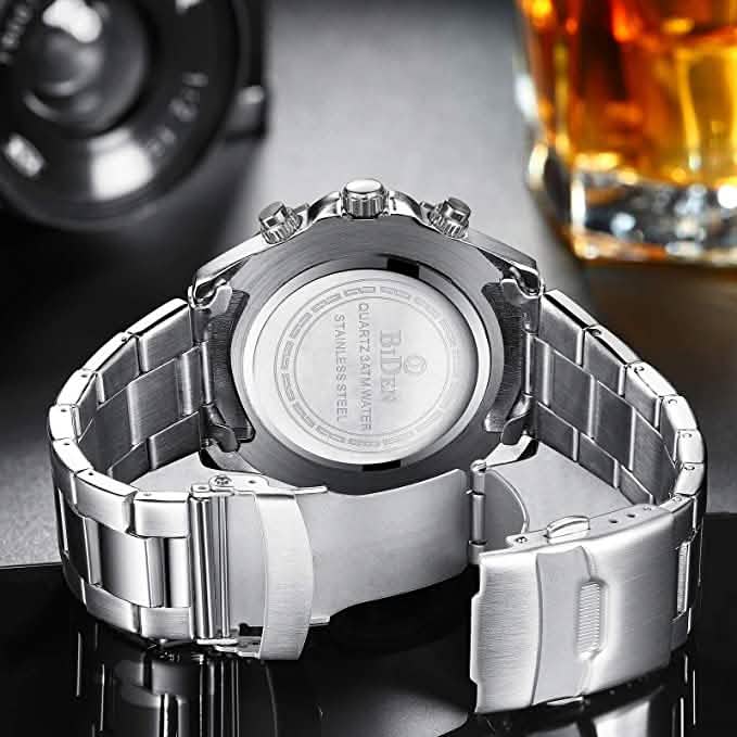 Men's Stainless Steel Watches Chronograph DailySale