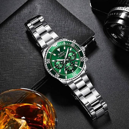 Men's Stainless Steel Watches Chronograph DailySale