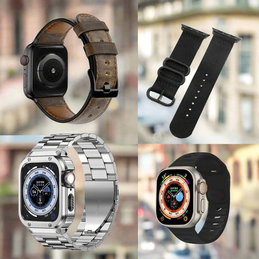 Men's Starter Pack of Straps Bundle for Apple Watch