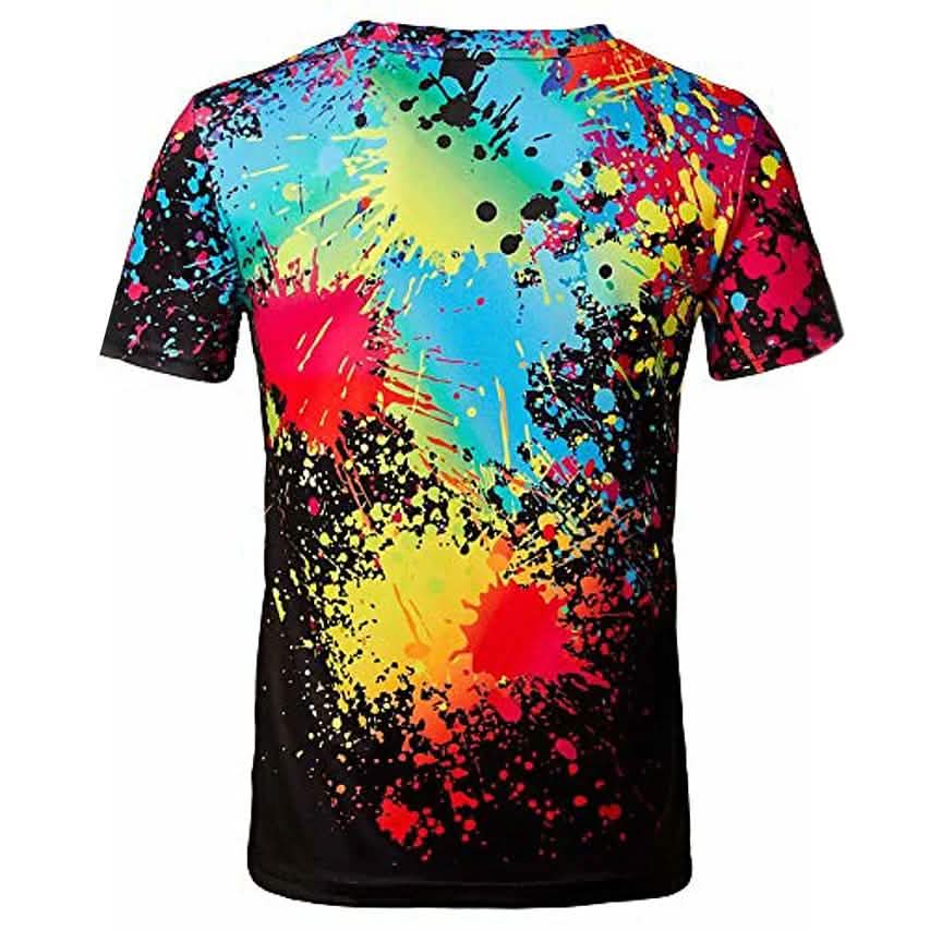 Men's T-shirt 3D Print Print Short Sleeve Going out Tops Streetwear DailySale