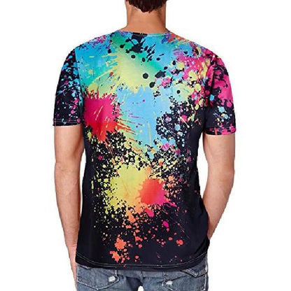 Men's T-shirt 3D Print Print Short Sleeve Going out Tops Streetwear DailySale