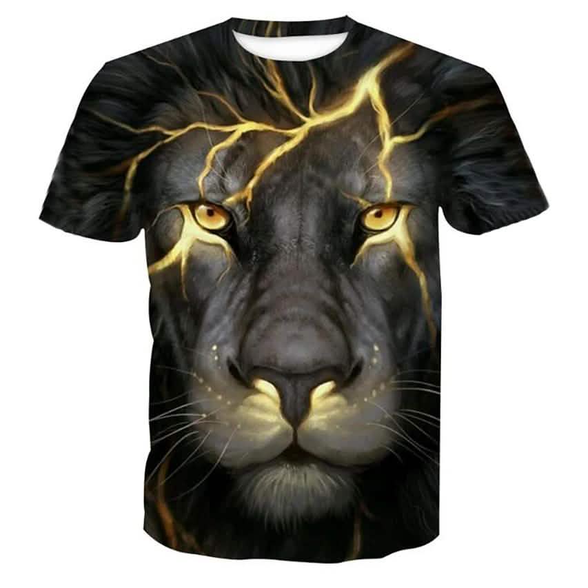 Men's T-Shirt Graphic Animal Plus Size Print Short Sleeve Halloween Tops DailySale