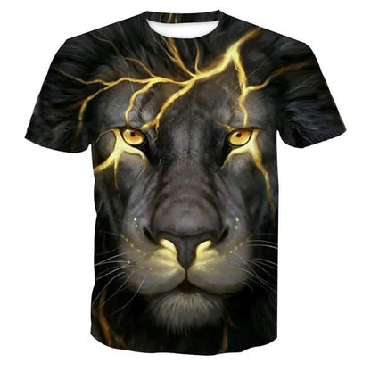 Men's T-Shirt Graphic Animal Plus Size Print Short Sleeve Halloween Tops DailySale