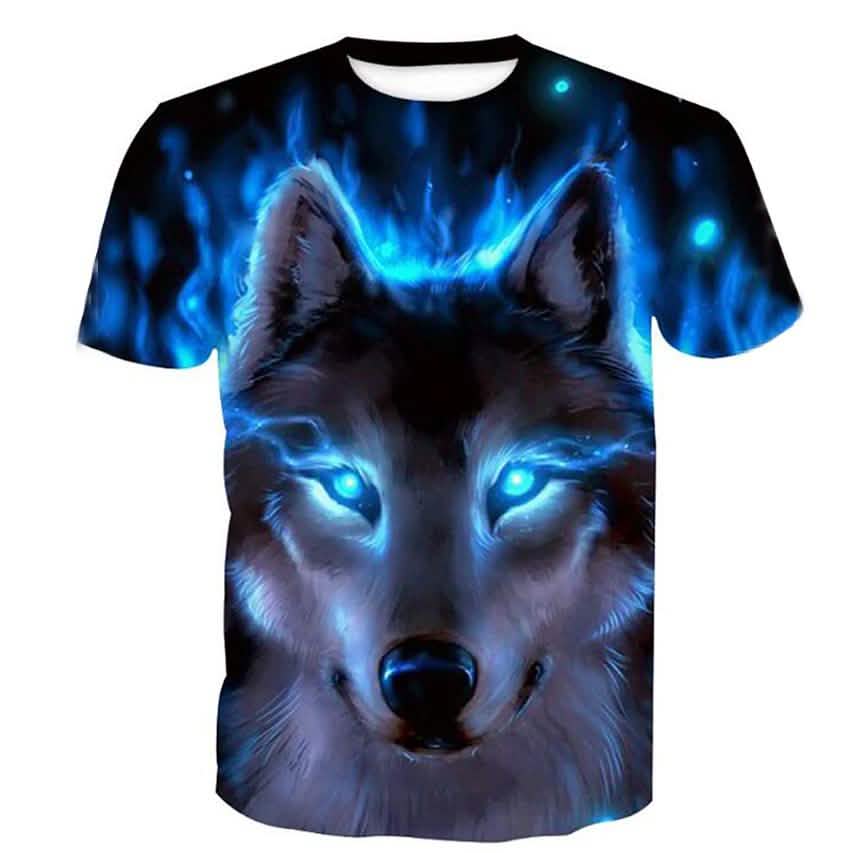 Men's T-Shirt Graphic Animal Plus Size Print Short Sleeve Halloween Tops DailySale