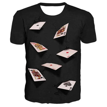 Men's T-Shirt Graphic Simulation Short Sleeve Casual Tops DailySale
