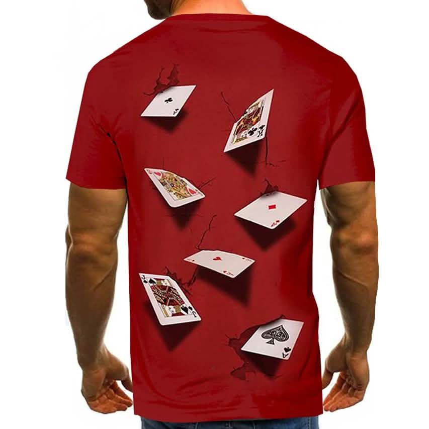 Men's T-Shirt Graphic Simulation Short Sleeve Casual Tops DailySale