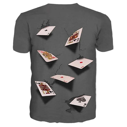 Men's T-Shirt Graphic Simulation Short Sleeve Casual Tops DailySale