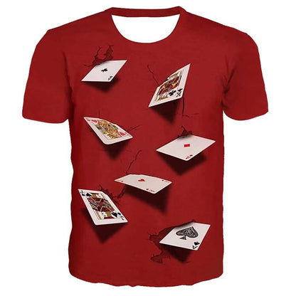 Men's T-Shirt Graphic Simulation Short Sleeve Casual Tops DailySale