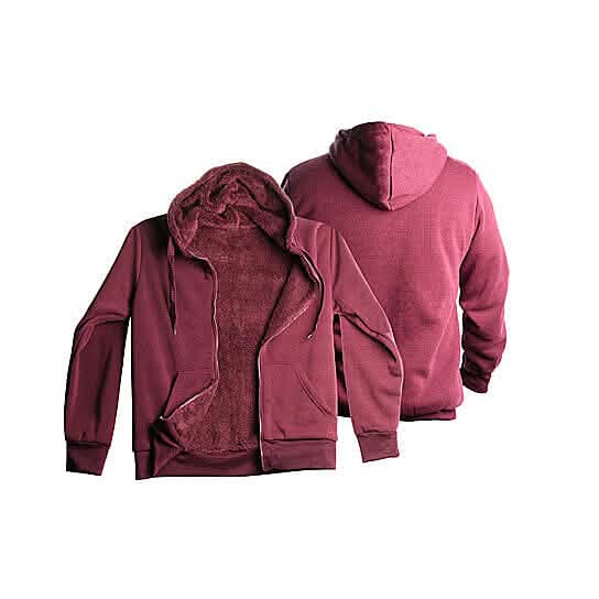 Men's Thick Sherpa Lined Fleece Hoodie (Big & Tall Sizes Available) DailySale