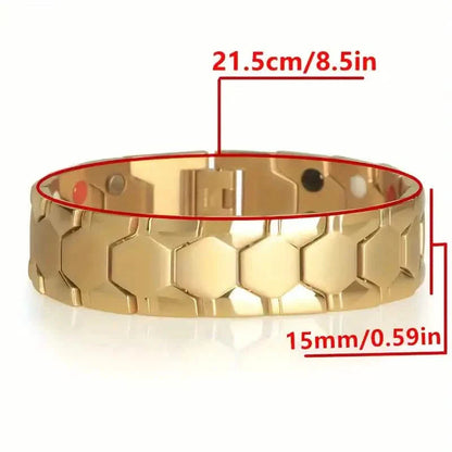 Men's Titanium Magnetic Bracelet 4-in-1 Energy DailySale