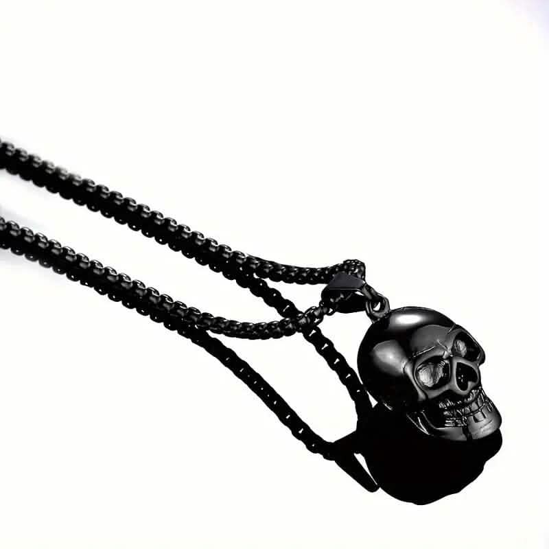 Men's Titanium Steel Skull Necklace DailySale