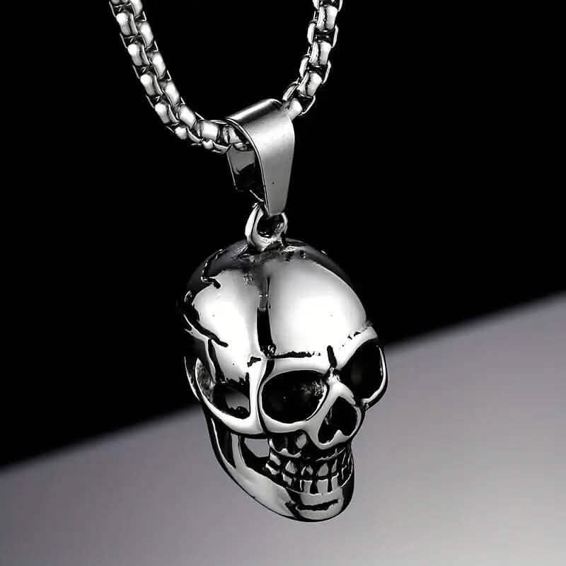 Men's Titanium Steel Skull Necklace DailySale