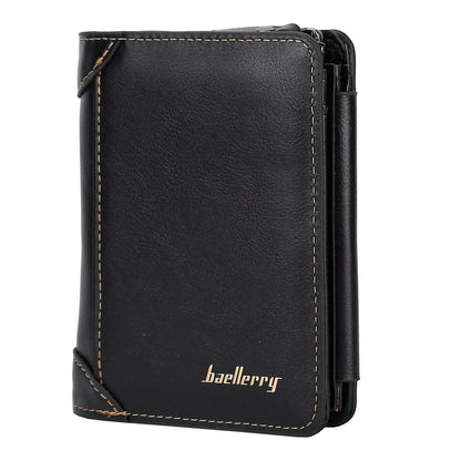Men's Trifold Clutch Leather Wallet ID Card Holder DailySale