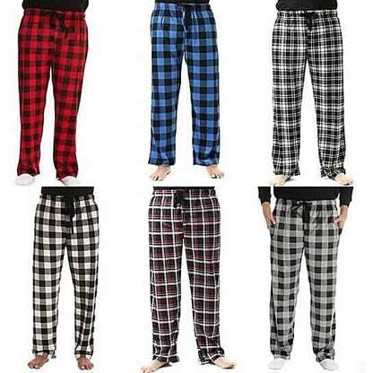 Men's Ultra Soft Flannel Plaid Pajama Lounge Pants DailySale