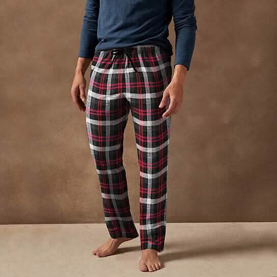 Men's Ultra Soft Flannel Plaid Pajama Lounge Pants DailySale