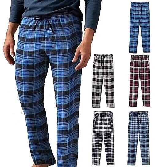 Men's Ultra Soft Flannel Plaid Pajama Lounge Pants DailySale
