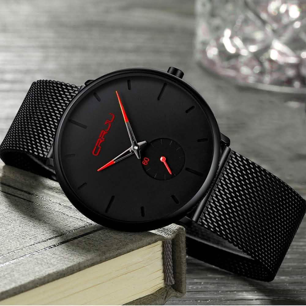 Men's Ultra-Thin Minimalist Waterproof Fashion Wrist Watch DailySale