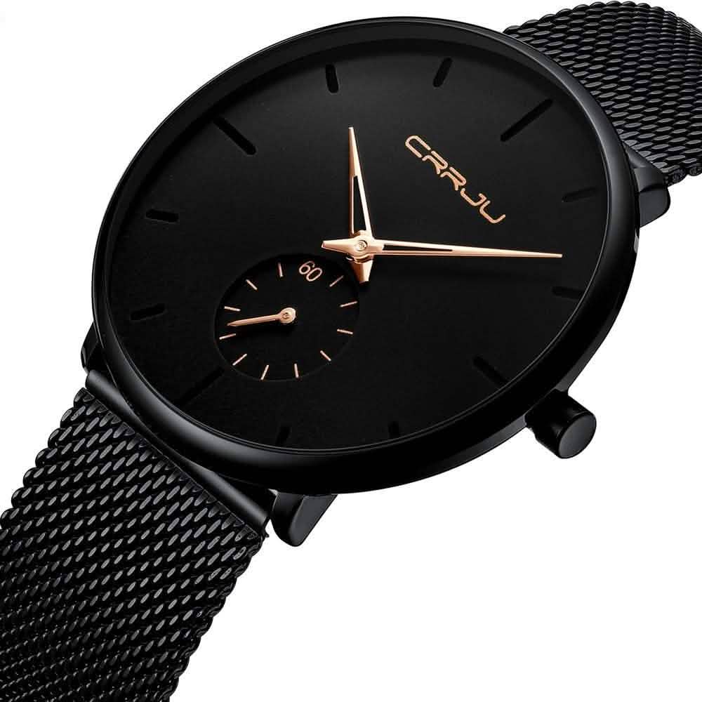 Men's Ultra-Thin Minimalist Waterproof Fashion Wrist Watch DailySale