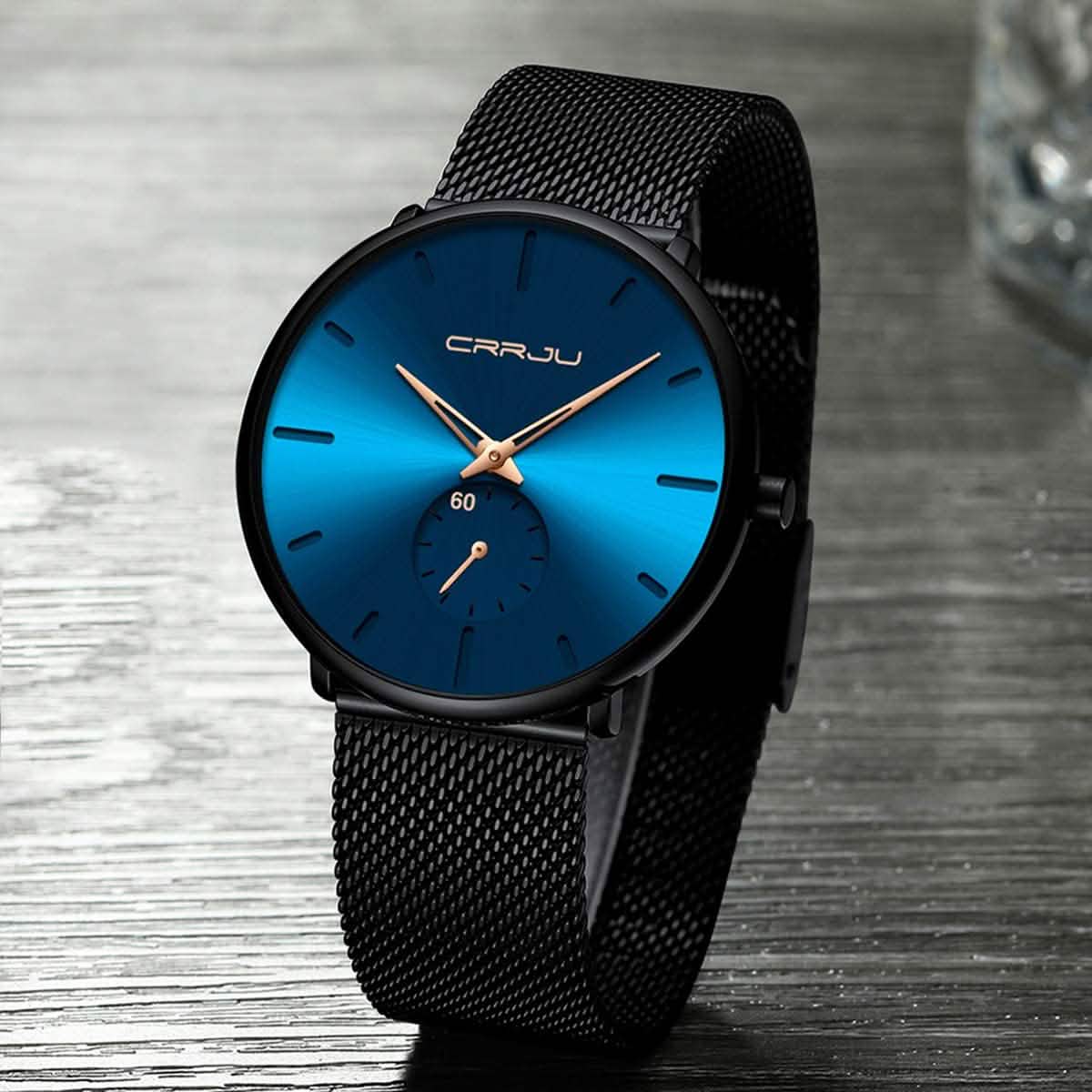 Men's Ultra-Thin Minimalist Waterproof Fashion Wrist Watch DailySale
